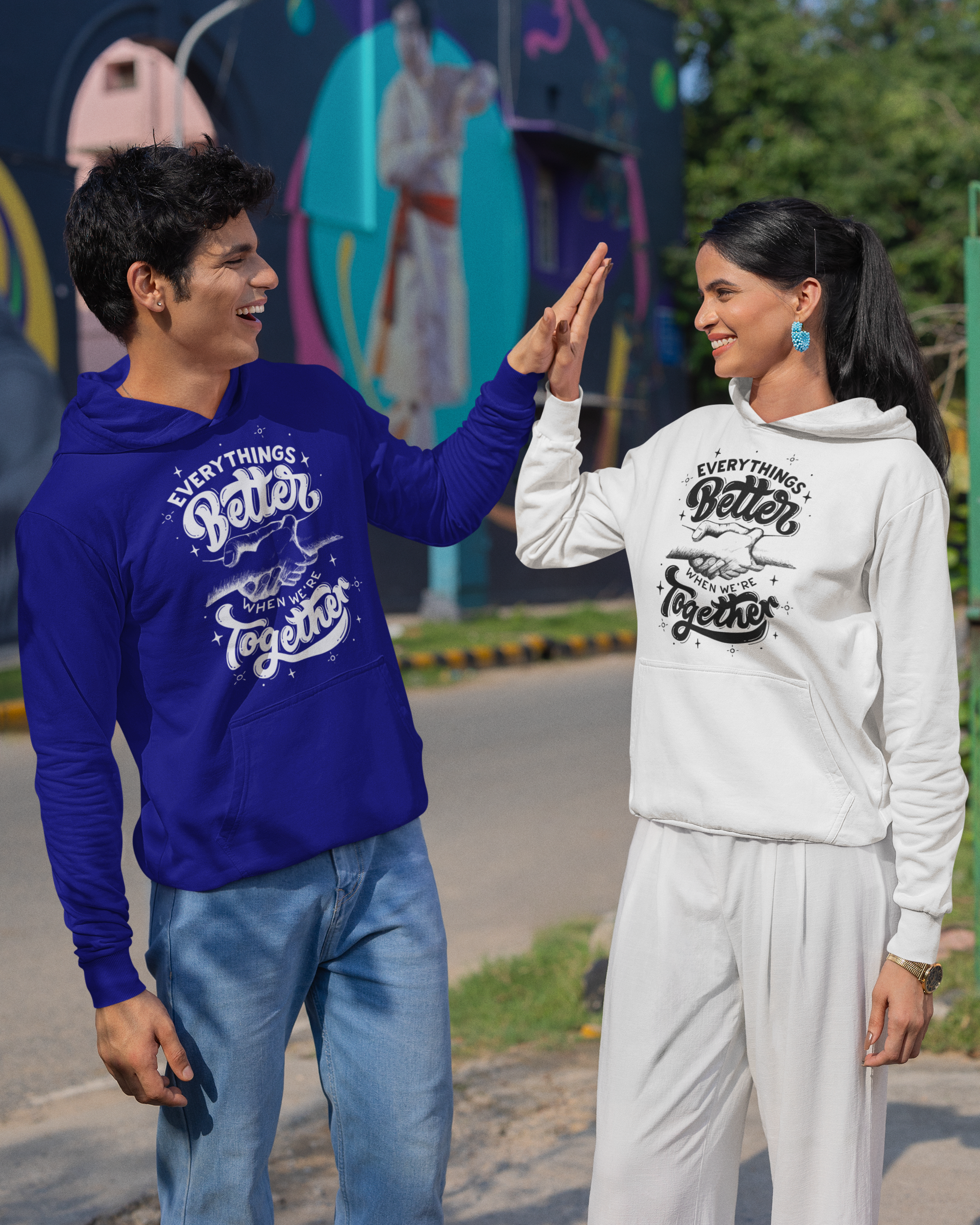 Customizable Couple Hoodie